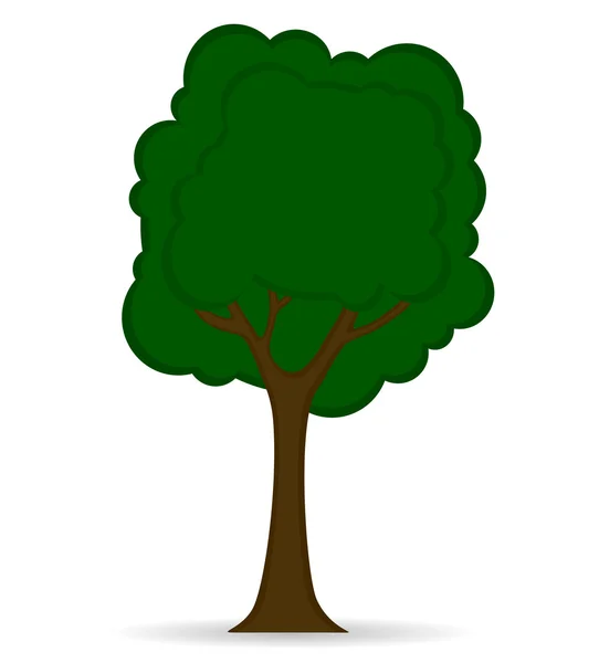 Tree icon isolated on white background — Stock Vector