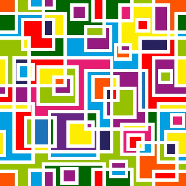 Patrón sin costura mosaico abstracto — Vector de stock