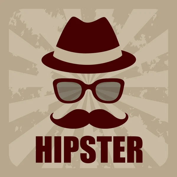 Hipster-Mann — Stockvektor