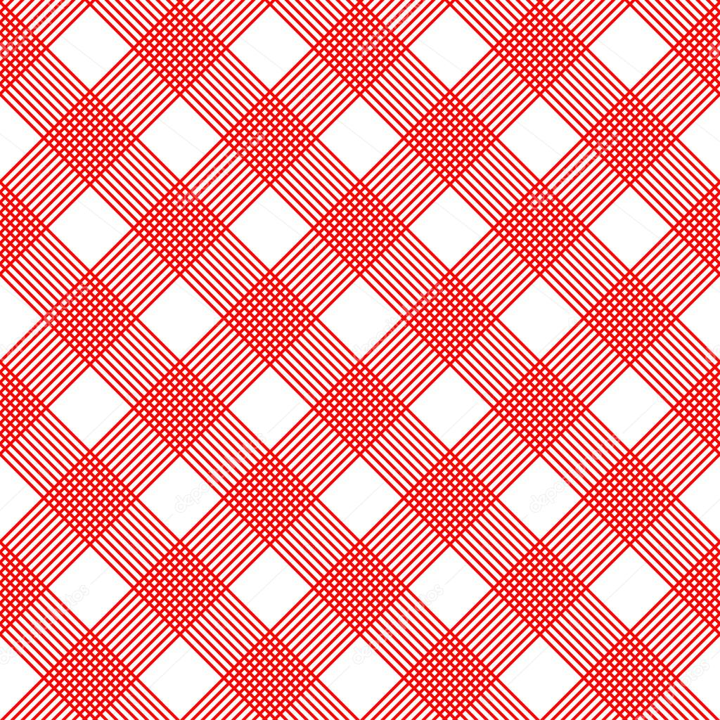 Checkered tablecloth. Seamless vector