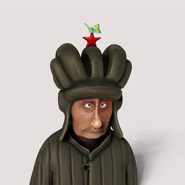 Russian tzar illustration — Stock Photo, Image