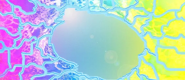 Abstrait Gradient Arc Ciel Paillettes Scintillement Scintillement Multicolore Galaxie Marbre — Photo