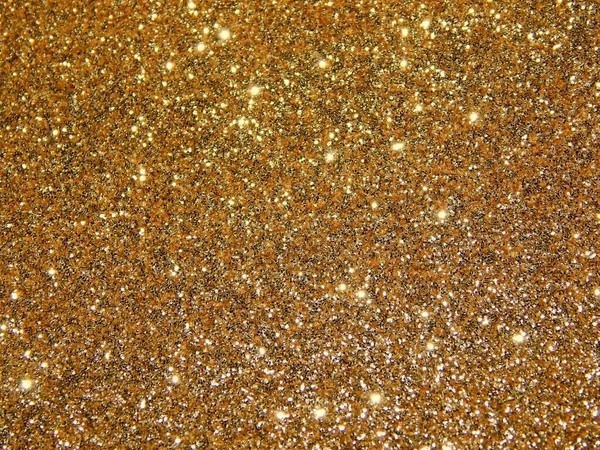 Golden Textured Shimmer Background Texture Gold Spark Glitter Selective Focus — Zdjęcie stockowe