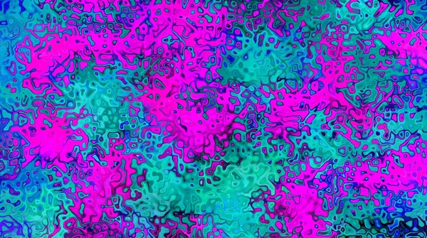 Abstrait Multicolore Arc Ciel Peinture Liquide Marbre Bannière Fond Texture — Photo