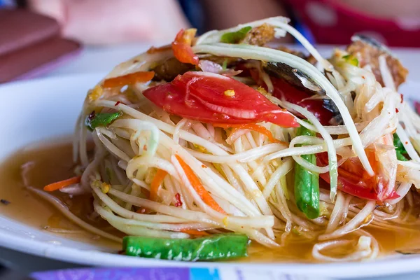 Papaya salatası - stok görüntü
