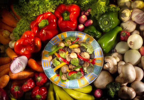 Vegetarian food — Stock Photo, Image