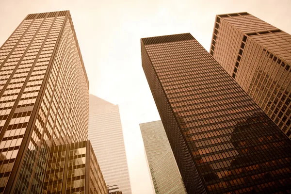 Skyscrapers in Manhattan — Stock Photo, Image