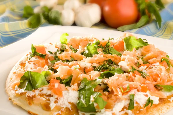 Close up of a Pizza — Stock Photo, Image