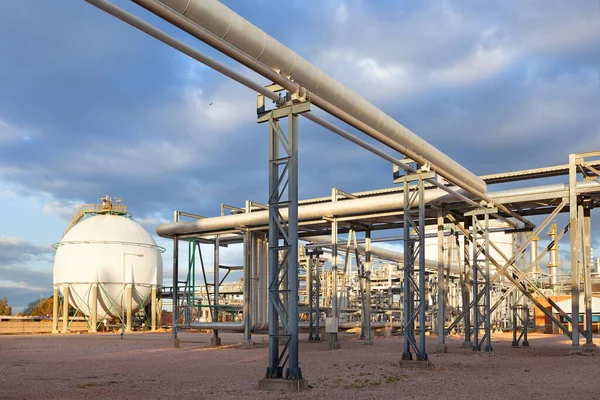 View Gas Refinery Plant — Stock Photo, Image