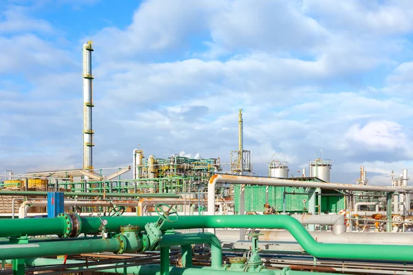 Pipelines Gas Refinery Plant — Stock Photo, Image