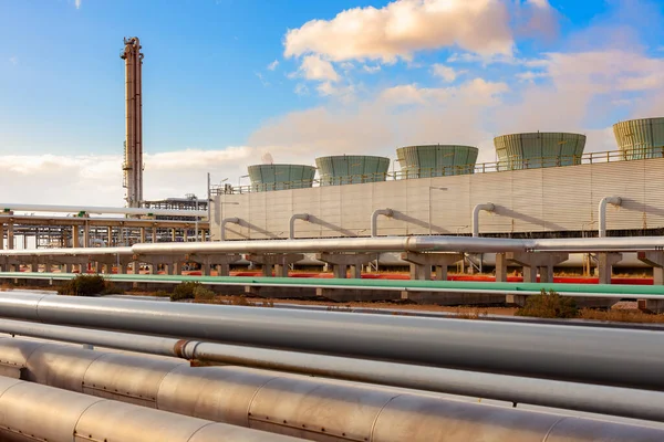 Pipelines Gas Refinery Plant — Stock Photo, Image