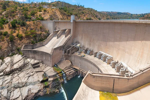 Presa Rapel Sobre Río Rapel Una Central Hidroeléctrica Región Chile — Foto de Stock