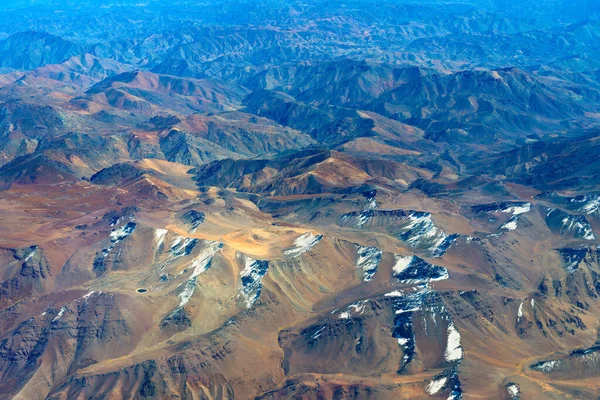 Aerial View Mountains Northern Chile — Φωτογραφία Αρχείου