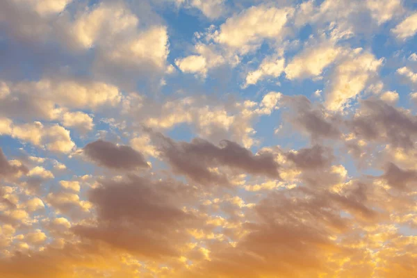 Niebo Chmurami Zachodzie Słońca — Zdjęcie stockowe