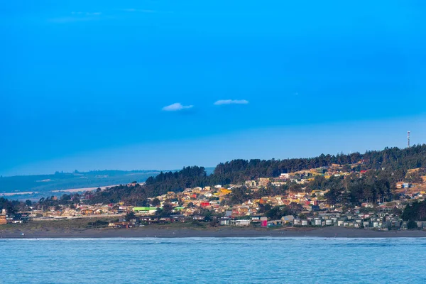 View Pichilemu Beach Town Region Chile — стоковое фото