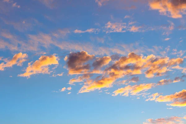 Obloha Mraky Při Západu Slunce — Stock fotografie