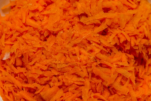 Zanahorias ralladas ralladas Imágenes de stock libres de derechos