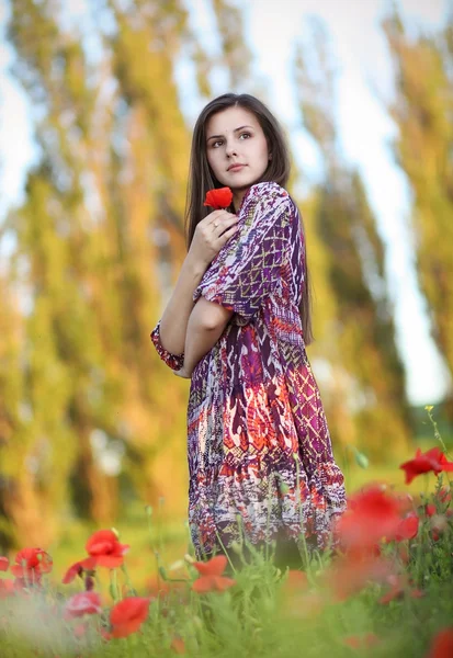 Retrato de mujer natural — Foto de Stock