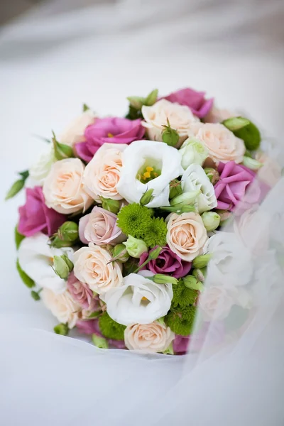 Beautiful bouquet on white background — Stock Photo, Image