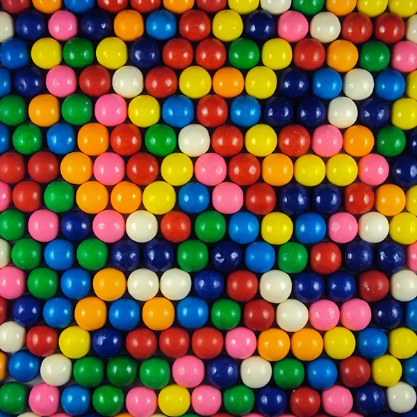 Πολυ-χρωματιστές μπάλες Τσιχλόφουσκα φόντο — Φωτογραφία Αρχείου