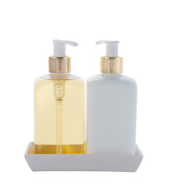 saç ve cilt bakım şişeler