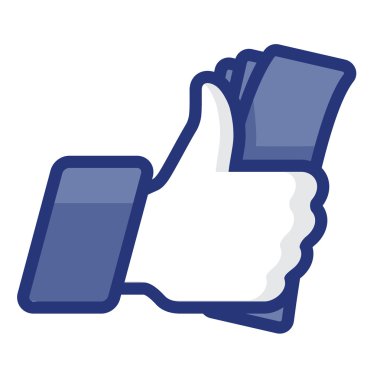 Like/Thumbs kadar para simgesiyle sembolü