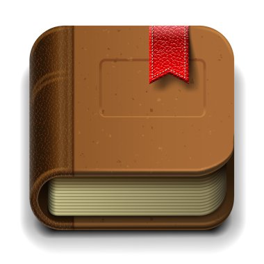 Ebook simgesi, Eps10 illüstrasyon vektörü.