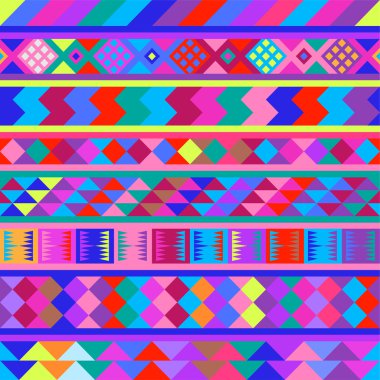 Seamless peruvian texture Eps8 image.