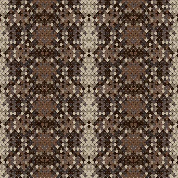 Snake skin reptile seamless pattern illustration. — Stockfoto