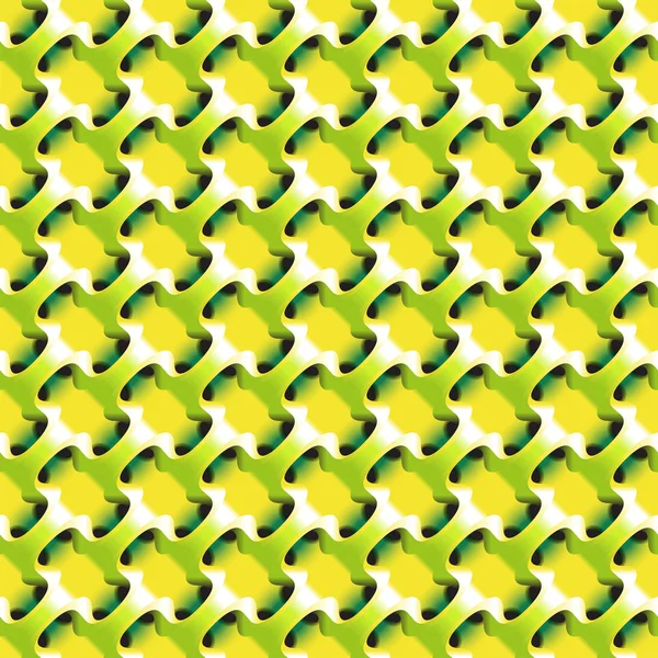 幾何学的抽象ライムとレモン スタイル パターン ベクトル — ストックベクタ