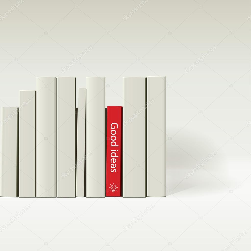 Red book vector image