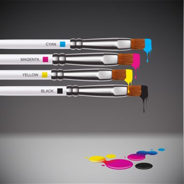CMYK fırçalar