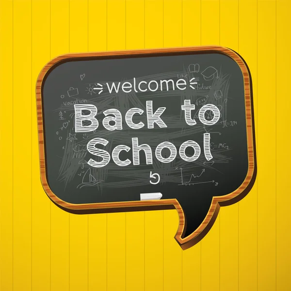 Back to school, — Stock Vector