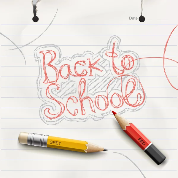 Back to school — Stock Vector