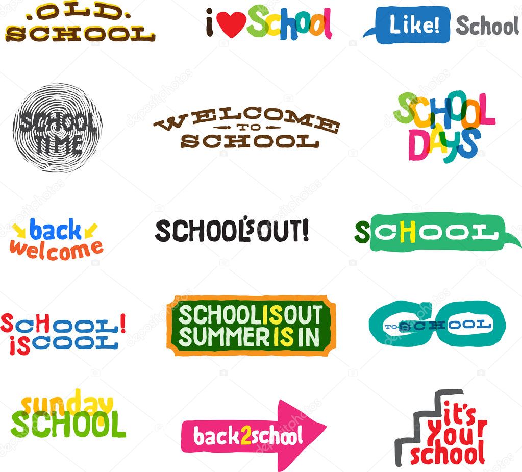 Label - School Icons