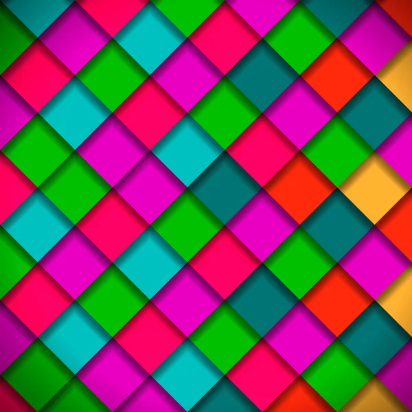 Colores brillantes patrón de mosaico — Vector de stock