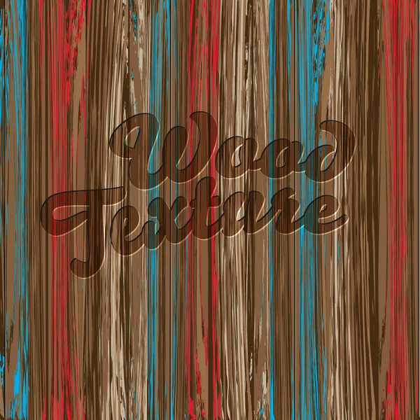 Cor velha textura de madeira fundo — Vetor de Stock