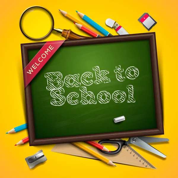 Welcome back to school — Stock Vector