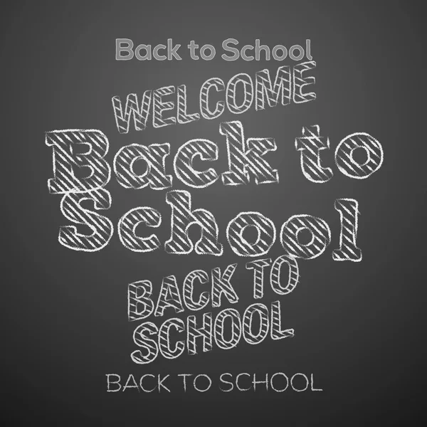 Back to school design elements — Stok Vektör