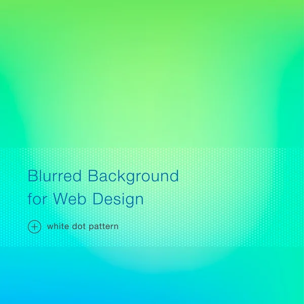 Elegant green blurred background for web design — Stock Vector