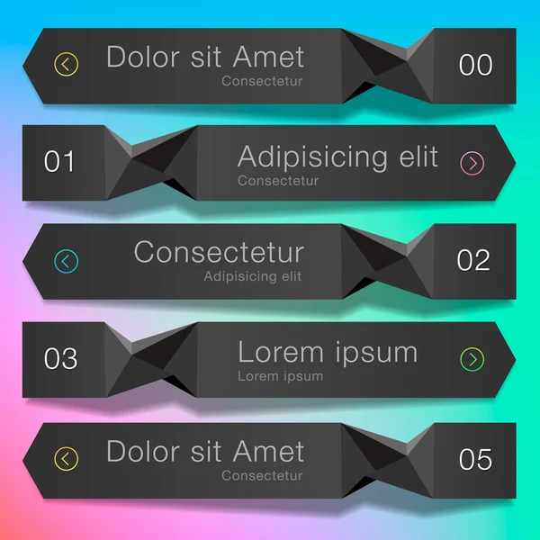 Modern spiral infographics seçenekleri afiş