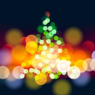Noel ağacı ışıkları arka plan