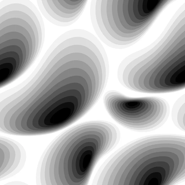 Бесшовный абстрактный черно-белый узор — стоковый вектор