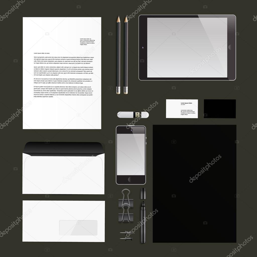 Corporate identity templates