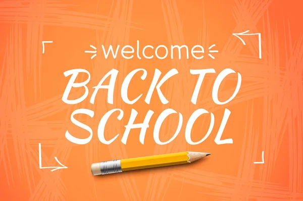 Back to school banner, doodle background Royalty Free Stock Vectors