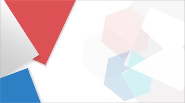 Flat hi tech business premium background vector, paper art design.