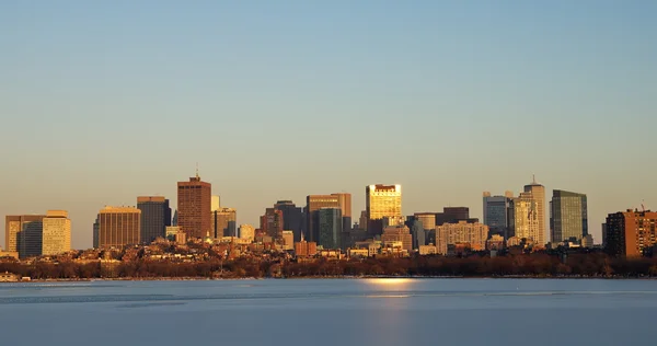 El impresionante horizonte de Boston City — Foto de Stock