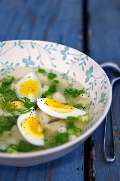 Healthy fish soup — Stock Photo, Image