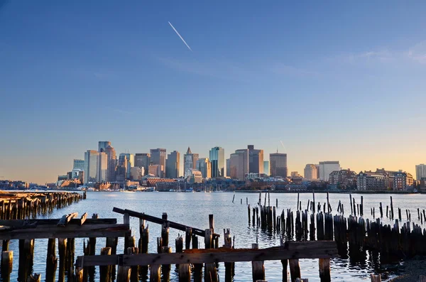 Ciudad de Boston skyline — Foto de Stock