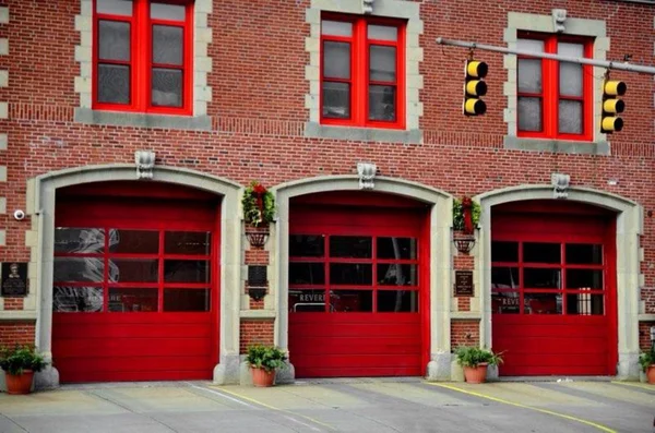 Fire station Stock Image